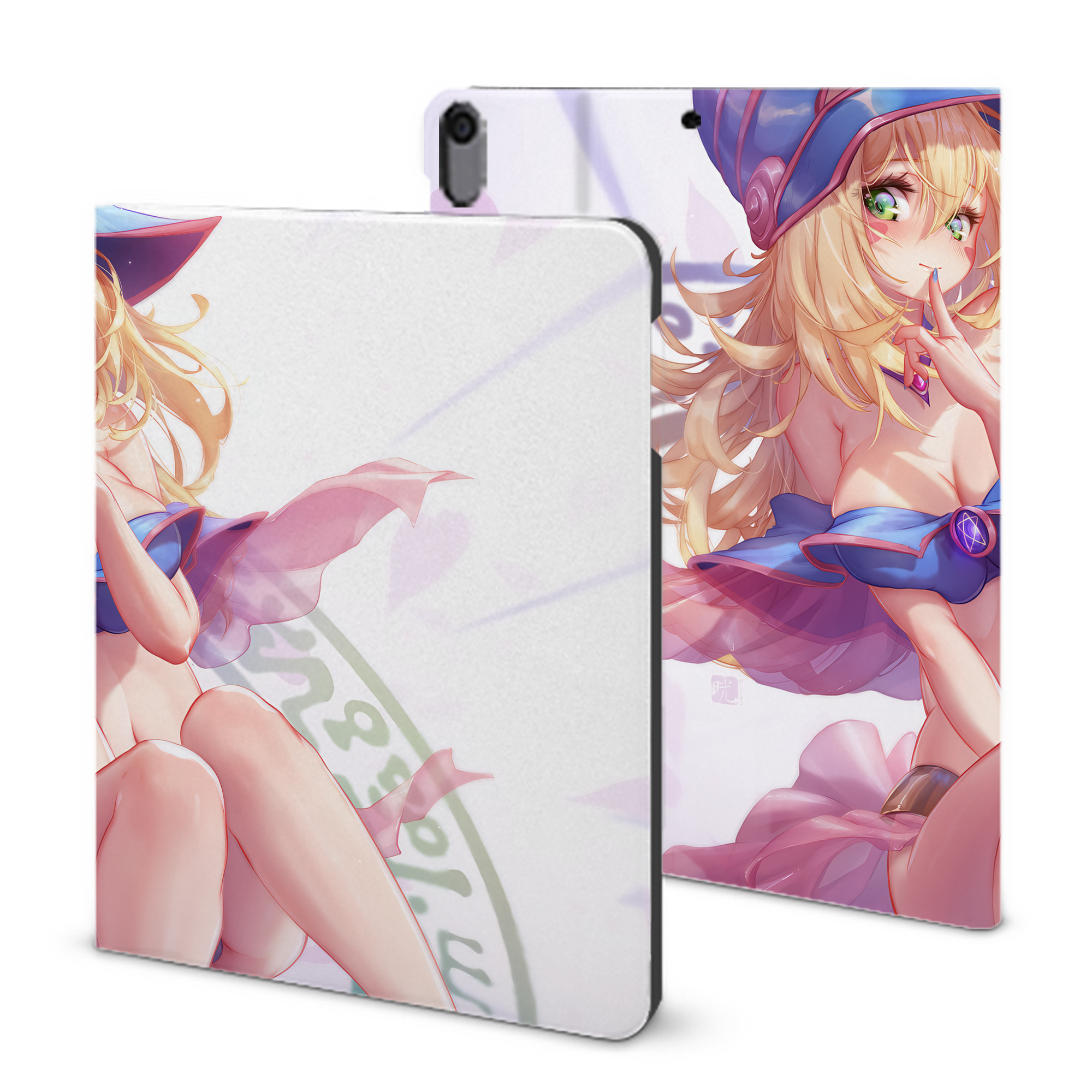 （画像用） 遊☆戯☆王 Yu-Gi-Oh! IPad ケース ブック型 PUレザー TPU 耐衝撃 軽量 薄型 ペン収納なし 全面保護 IPad 各モデル対応